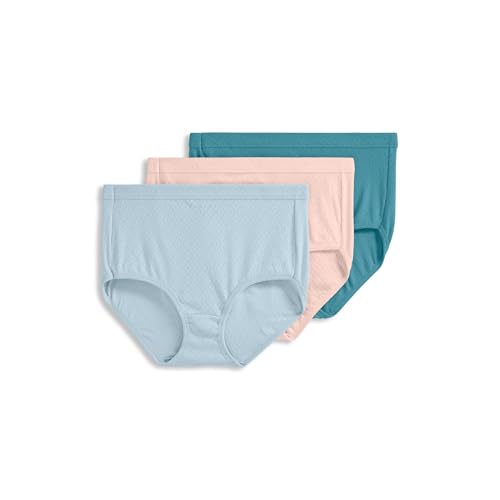 Image of Jockey Women's Underwear 100% Cotton Elance Breathe Brief - 3 Pack