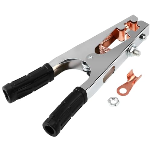 Mikikit Grounding Clamp for Welder Welding Ground Clamp Heavy Duty Clamps Pure Wire Conductivity