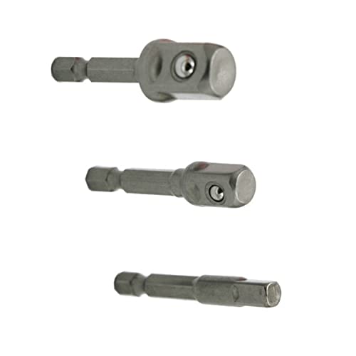 BCOATH Universal Socket Adapter Hexagonal Handle Socket Adaptor Power Drill Bit Adapter for Right Angle Driver