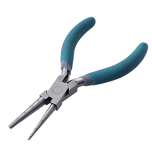 Dasdffvf Squre/Round Headed Pliers Jewelry Making Tool 2-8mm Diameter Rolling Pliers Handle Wire Working Tool
