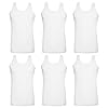 Undercover 6 Pack Mens 100% Cotton Jersey Vests White 2XL #4