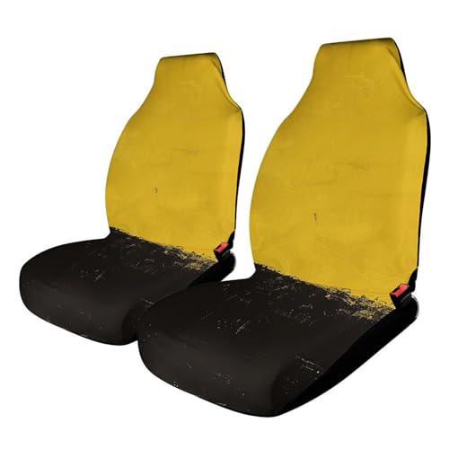 Housses de siège de voiture chat jaune universelles pour auto et SUV - 6