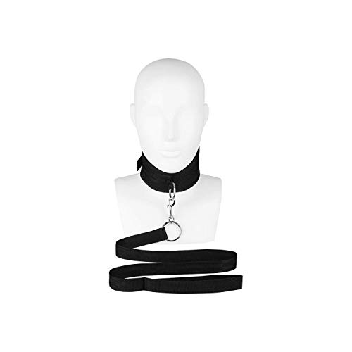 EIS Bondage Halsfessel | Größenverstellbar für erotische Fesselspiele | Dominanz und Unterwerfung | Mit Leine