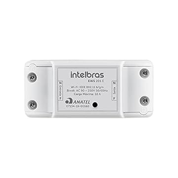 Interruptor Controlador de Cargas Izy Smart Wi-Fi EWS 201 E Branco Intelbras