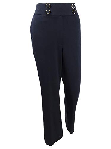 Calvin Klein Womens Navy Pants Size 14W