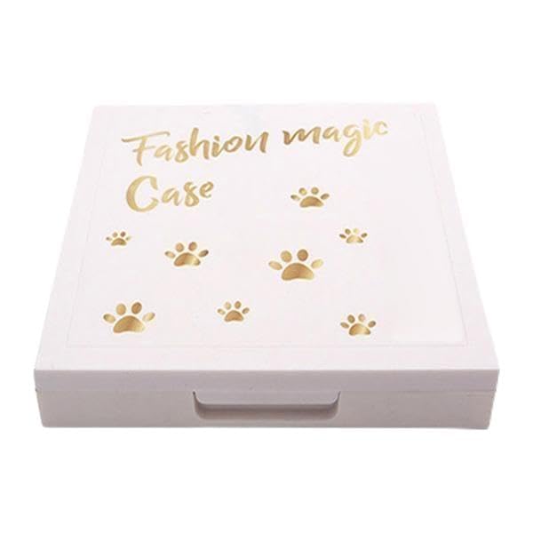 2xEmpty Magnetic Eyeshadow Palette Large with Mirror for Lipstick Eyeshadow Matte White|Makeup Box for Storage|Make Up, Cosmetic, Skincare Organiser for Women|-image-26