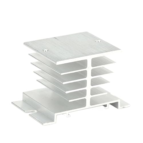 Relé de estado sólido monofásico SSR-40DA con disipador de calor de aluminio de 10A-40A