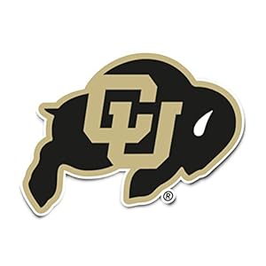 University of Colorado Buffaloes CU Buffs Vinyl Decal Laptop Water Bottle Car Scrapbook Sticker (IND 1)