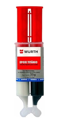 Cola Titanium Wurth Para Solda Frio Cola Cobre Alumínio E Metal Aço Resistente Ao Calor e Altas Temp