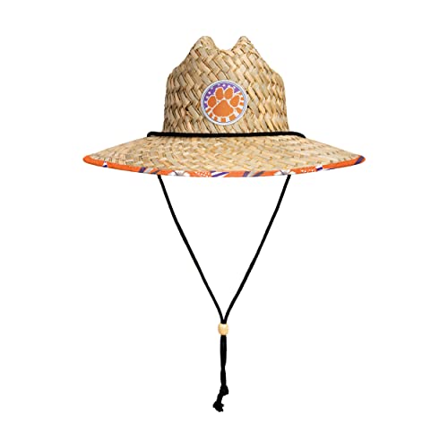 Image of FOCO Clemson Tigers NCAA Americana Straw Hat