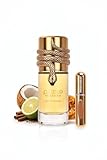 MUSAMAM WHITE INTENSE Perfume Unisex 100ml Eau de Parfum – Fragancia con Coco, Bergamota y Sándalo – Larga Duración + Atomizador Drikanbest 5ml de Regalo