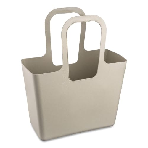 Koziol TASCHE XL desert sand, geräumige Einkaufstasche aus recyclebarem Thermoplast, leicht zu reinigen, passt hinter jeden Autositz, Made in Germany, 1 Stück