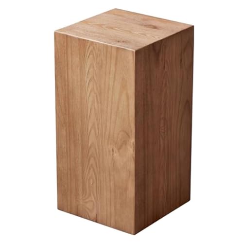 Socle en bois cubique de 80 cm de haut pour une decoration de fete reussie