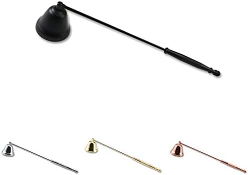 rongweiwang Bell Shape Stainless Steel Candle Snuffers Snuffer Bell Shape Candle Oil Lamp Wax Candle Extinguisher Flame Wick Snuffer