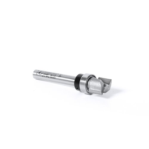 Image of Amana Tool - 45481 Carbide Tipped Flush Trim Plunge Template 1 /2 Dia x 3 /8 x 1 /4 inch Shan