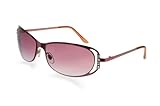 BluBlocker Bevel Edge Pink/Purple Cut Out Frame Sunglasses 61mm width lens