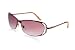 BluBlocker Bevel Edge Pink/Purple Cut Out Frame Sunglasses 61mm width lens