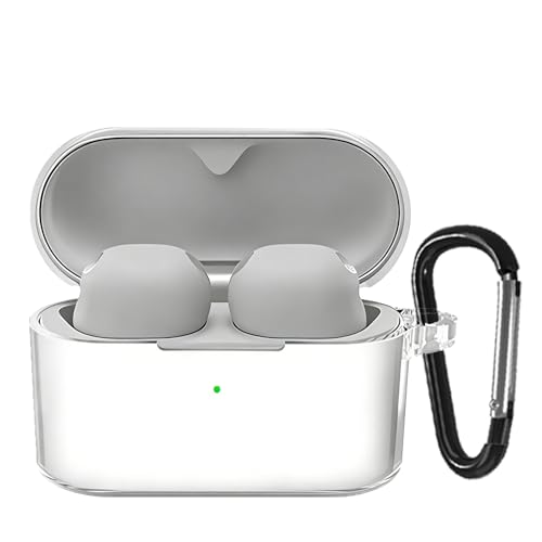 BUITFOU For Sony WF-1000XM6 �P�[�X �\�j�[ WF-1000XM6 �ی�P�[�X TPU�� �_�炩���y�� �����h�~�E�L�Y�h�~�E�h�o�E�ϏՌ� �����[�d�\ �J���r�i�t�� �����h�~(�N���A)