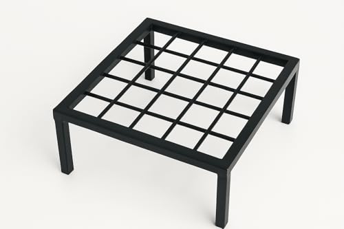 Image of Niyara || Metal Planter Stand || Plant Stand for Pots|| Outdoor Plant Stand (Square Grid stand set of 4)