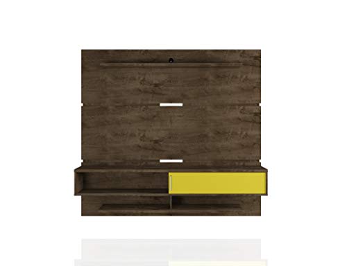 Manhattan Comfort Astor Modern Living Room Floating Entertainment Center with Media Shelves, 70.86