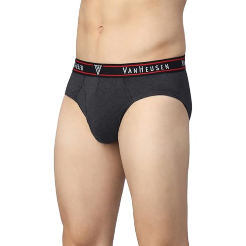 Image of Van Heusen Cotton Men Colour Fresh Briefs - Pack of 1 - Durable Elasticized Waistband, Ultra Soft