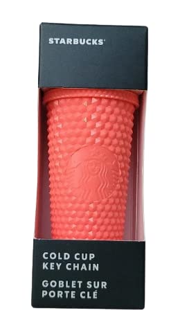 Starbucks Studded Tumbler Ornament Key Chain Dragonfruit 2022 Limited Edition