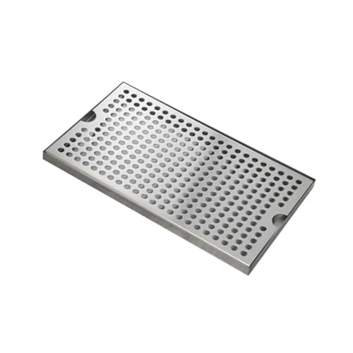Bandeja de goteo de acero inoxidable para barras de bar y pubs, 30 x 17,5 cm 2