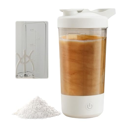 GOEDCH Coctelera eléctrica de 450 ml: batidora