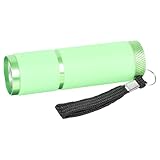 INOOMP Kreative UV Nagellampe Kleiner Taschenlampe aus Aluminiumlegierung 9led UV Licht Nageltrockner Grün Kompakt Langlebig für Maniküre und Geldscheinprüfung