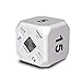 TimeCube Plus Preset Timer with 4 LED Light Alarm for Time Management, and Countdown Settings (White - 5,15,30,60 min)