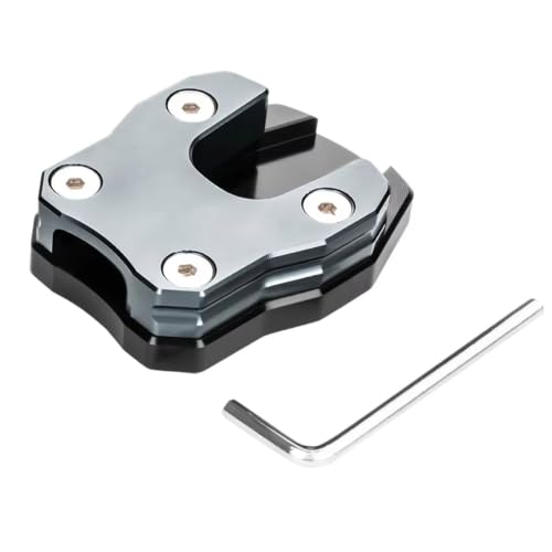 Agrandisseur de béquille latérale PCX 150 160 plaque de support moto grise
