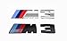 Price comparison product image for bmw m1 m2 m3 m4 m5 m6 logo front grille emblem, car accessories badge name plate
