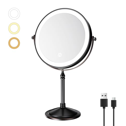 Nicesail Rechargeable 10X Makeup Mirror