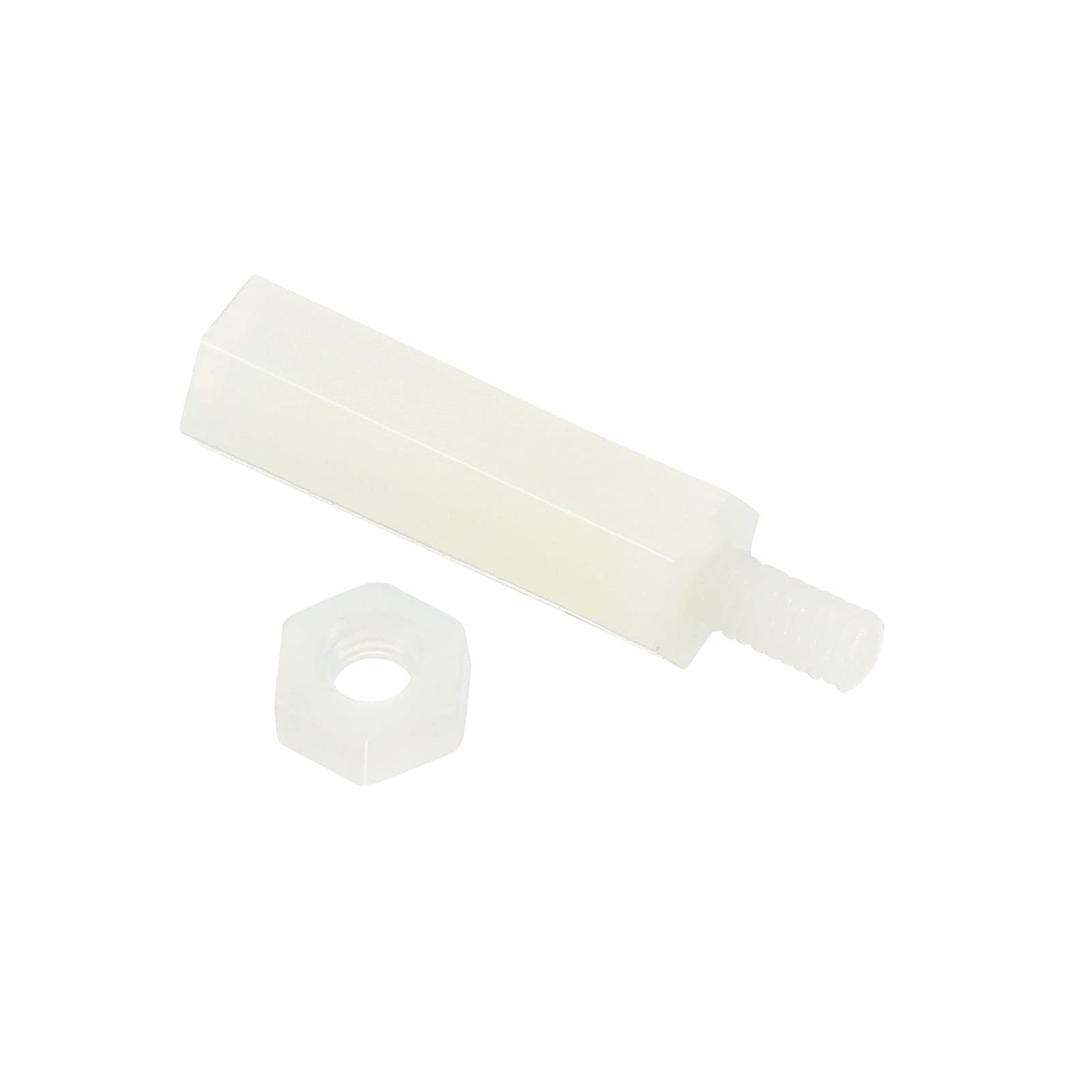 PATIKIL M2.5 Standoff Screws 40 Pack Nylon Hex PCB Standoffs Nuts for Motherboards Computer Cases, Circuit Boards