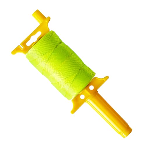 Reloadable Line Reel Mason Line String Line 600 Ft Length Nylon Twine Nylon String for Gardening Or Masonry Tools Twine String for Gardening Yellow