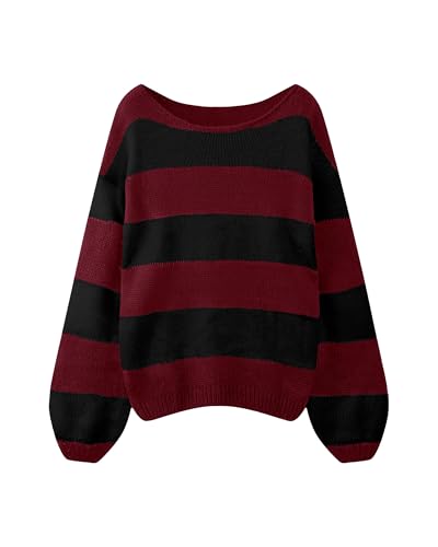 Sweaters for Womens Fall Winter Y2K Oversized...