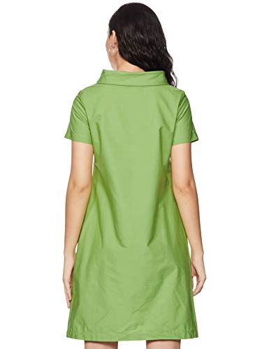 Image of Amazon Brand - Symbol Women's Cotton Shift Knee-Length Dress