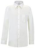  Arrivee - Camisa Formal - Básico - Cuello Kent - para Hombre Blanco XXXX-Large