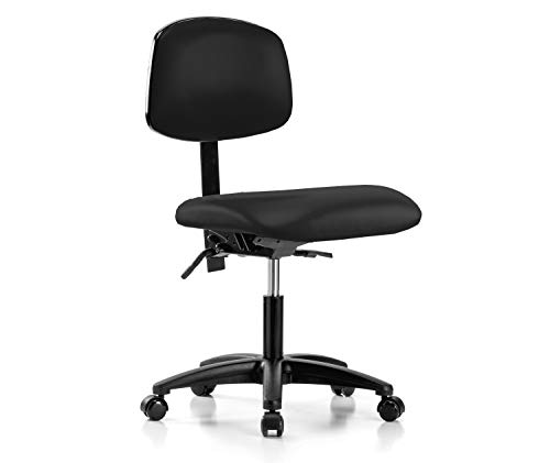 Perch Rolling Lab Chair with Adjustable Back Support | Desk Height 17-22