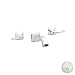 Newport Brass 3-2535 Kiara Double Handle Tub Faucet with Metal Lever Handles, White