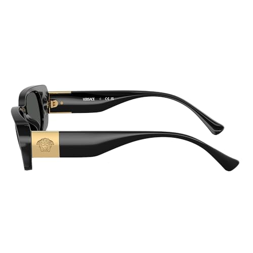 Versace KIDS VK 4003U GB1/87 Black Plastic Rectangle Sunglasses Grey Lens3