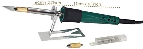 WINONS Plastic Cutter Tool, Multipurpose Stencil Cutter, Easy Use Stencil Cutter for Fun Crafting, Styrofoam and Foam Cutter (Kit of 18)