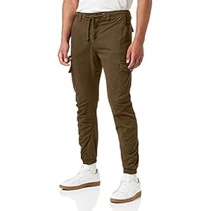 Urban Classics Cargobroek voor heren, joggingbroek, zwart, L