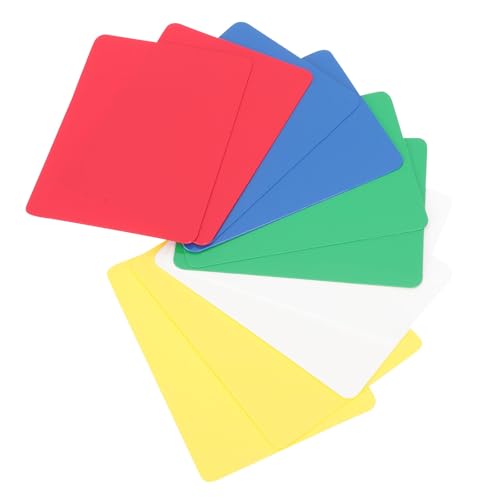 JUMPLAWN 10 Piezas de Cartas de Corte de Póquer Profesionales Dispensador Portátil de Plástico Multicolor Tamaño Estándar para Juegos de Mesa y Fiestas