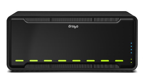 Drobo B810n: Network Attached Storage (NAS) 8-Drive Hybrid Storage Array - Gigabit Ethernet x 2 ports (DR-B810N-5A21)