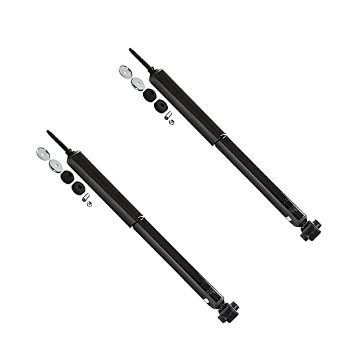 Image of Detroit Axle - 2 Rear Shock Absorbers for Toyota 10-15 Prius, 12-15 Prius Plug-In, 08-15 Scion xB Replacement 2010 2011 2012 2013 2014 2015 Shock Absorbers Assembly