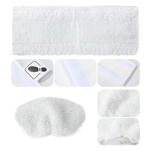10 Stück Mikrofasertuch Set (5 Bodendüsen + 5 Handdüsen) für Kärcher EasyFix SC 2, SC 3, SC 4, SC 5, SC 1. Abwaschbares Kärcher Dampfreiniger Zubehör für hervorragende Reinigungsergebnisse