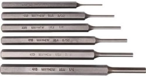 (1-pack) Replacement for Mayhew Tools Pin Punch Set (6-Piece) Model: 89035