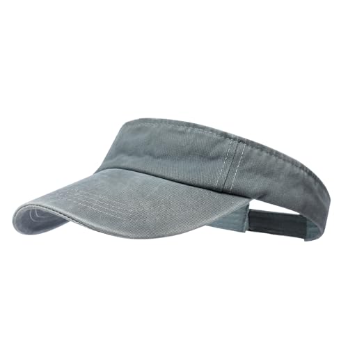 Image of ANDICEQY Sport Sun Visor Hats Adjustable Empty Top Baseball Cap Cotton Ball Caps for Women and Men