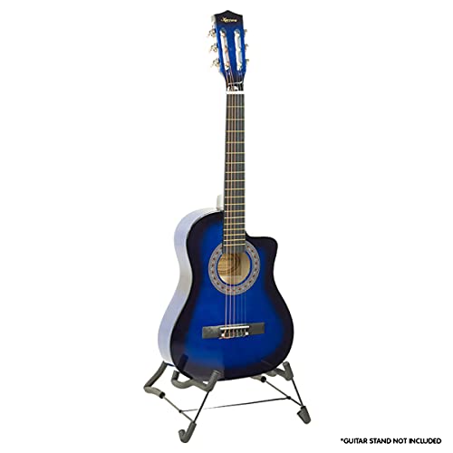 Karrera Blue Childrens Acoustic Guitar Ideal Kids Gift 1/2 Size Blue